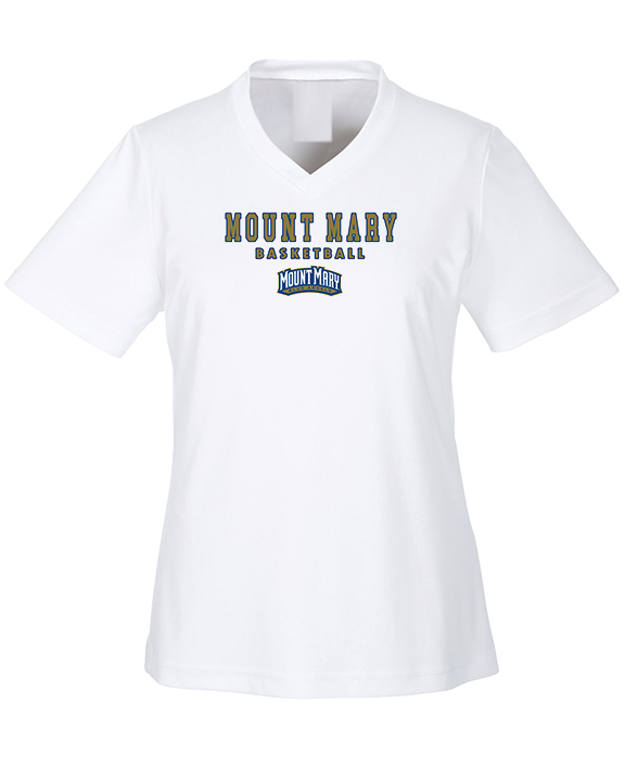 Mount Mary University Women's Basketball Block - Womens Performance Shirt