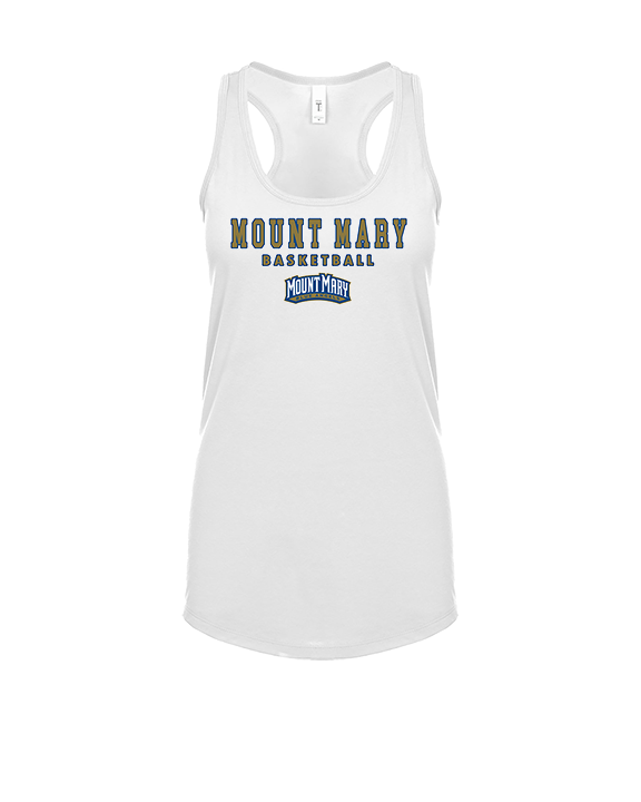 Mount Mary University Women's Basketball Block - Womens Tank Top