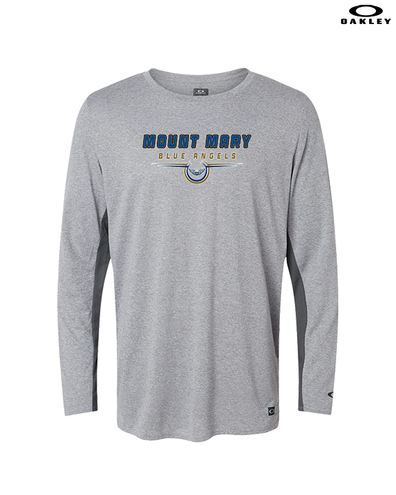 Mount Mary University Women's Basketball Design - Mens Oakley Longsleeve