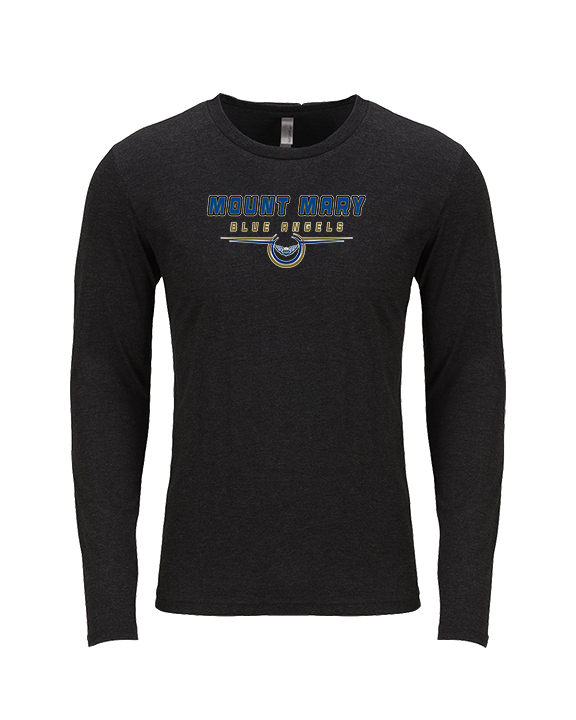 Mount Mary University Women's Basketball Design - Tri-Blend Long Sleeve