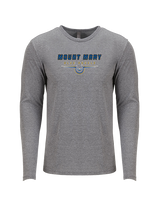 Mount Mary University Women's Basketball Design - Tri-Blend Long Sleeve