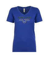 Mount Mary University Women's Basketball Design - Womens Vneck