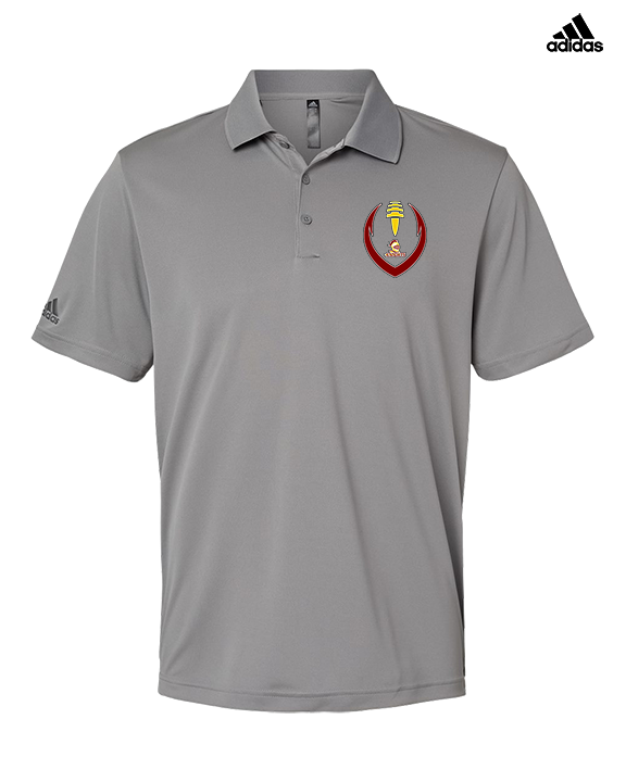 Mount Vernon HS Football Full Football - Mens Adidas Polo