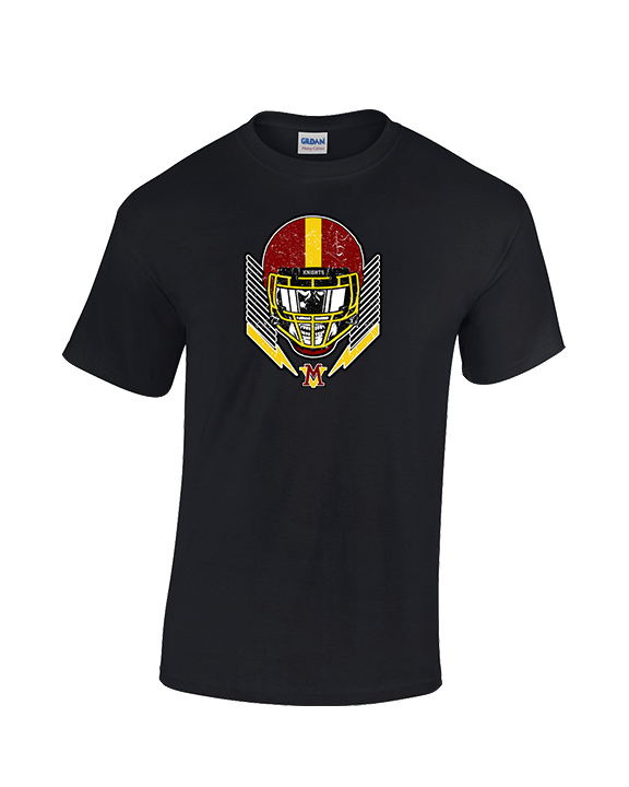 Mount Vernon HS Football Skull Crusher - Cotton T-Shirt