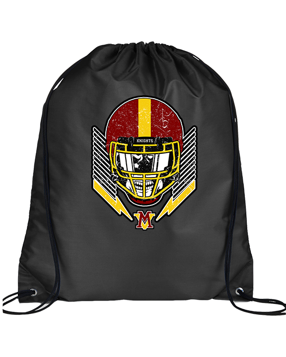 Mount Vernon HS Football Skull Crusher - Drawstring Bag