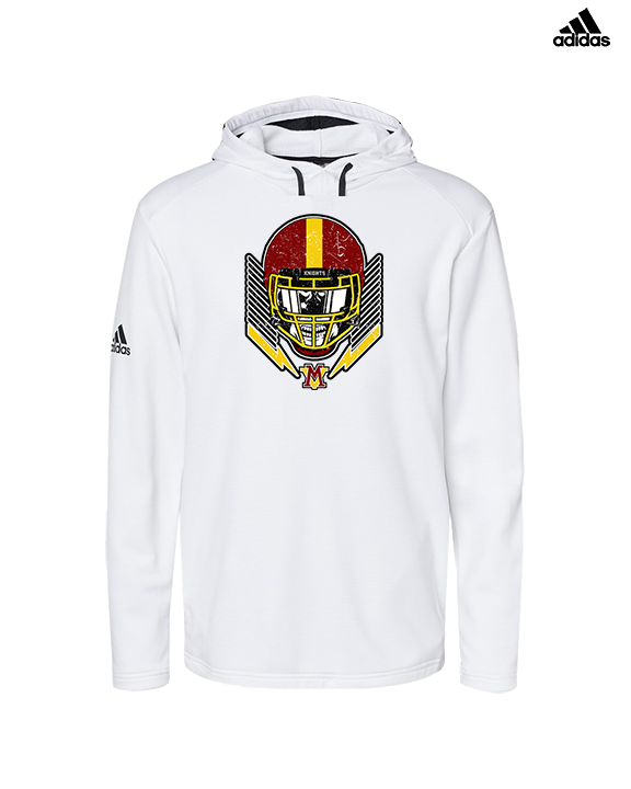 Mount Vernon HS Football Skull Crusher - Mens Adidas Hoodie