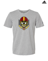 Mount Vernon HS Football Skull Crusher - Mens Adidas Performance Shirt