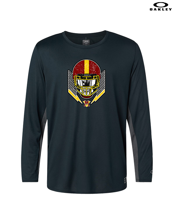 Mount Vernon HS Football Skull Crusher - Mens Oakley Longsleeve