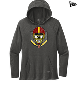 Mount Vernon HS Football Skull Crusher - New Era Tri-Blend Hoodie