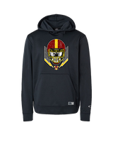 Mount Vernon HS Football Skull Crusher - Oakley Performance Hoodie