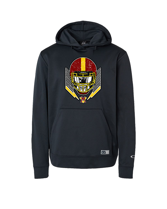 Mount Vernon HS Football Skull Crusher - Oakley Performance Hoodie