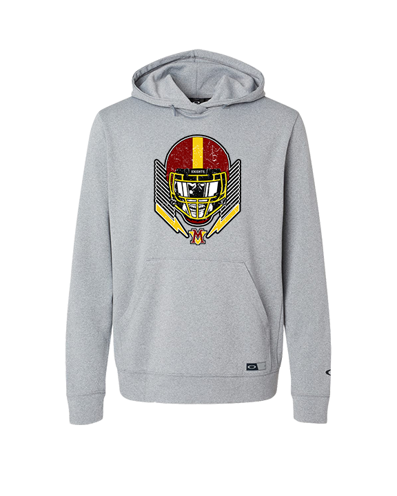 Mount Vernon HS Football Skull Crusher - Oakley Performance Hoodie