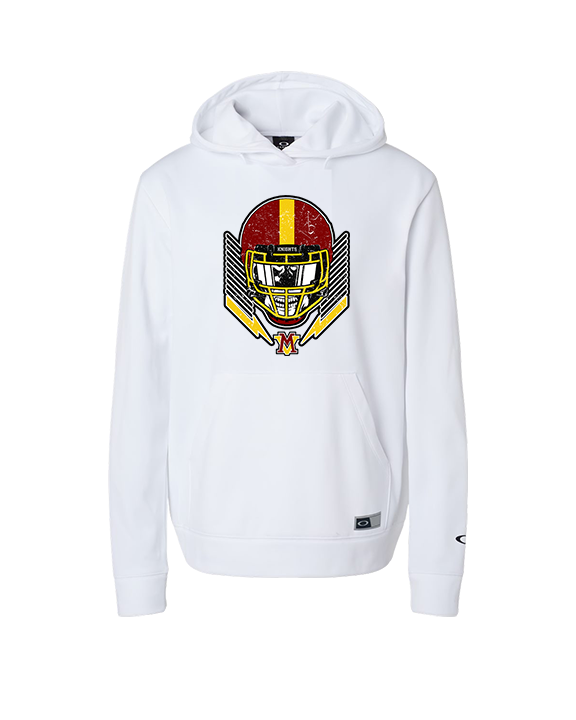 Mount Vernon HS Football Skull Crusher - Oakley Performance Hoodie
