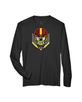 Mount Vernon HS Football Skull Crusher - Performance Longsleeve