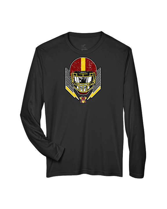 Mount Vernon HS Football Skull Crusher - Performance Longsleeve