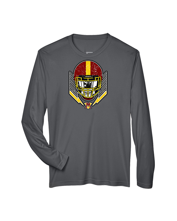 Mount Vernon HS Football Skull Crusher - Performance Longsleeve