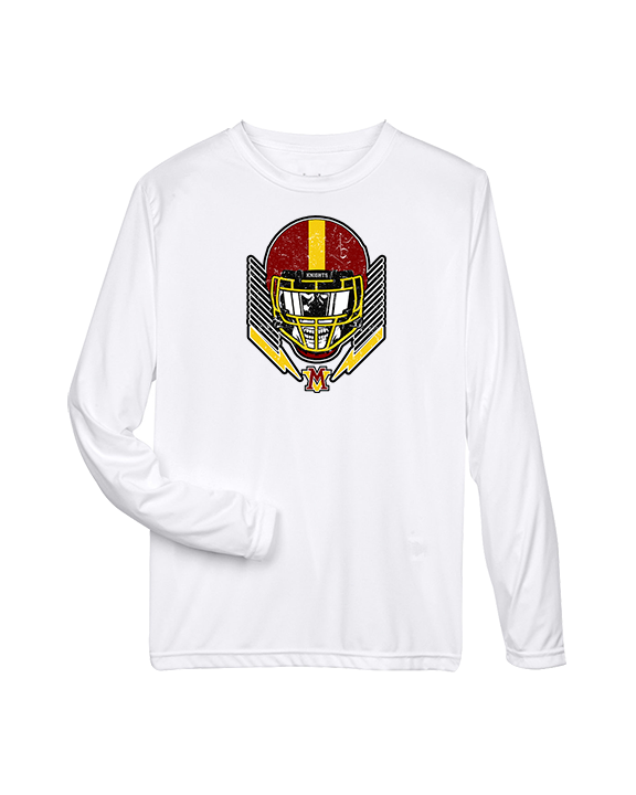 Mount Vernon HS Football Skull Crusher - Performance Longsleeve