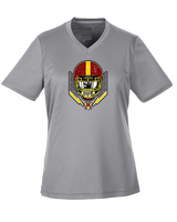 Mount Vernon HS Football Skull Crusher - Womens Performance Shirt