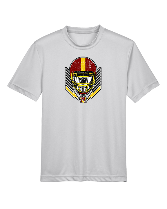 Mount Vernon HS Football Skull Crusher - Youth Performance Shirt
