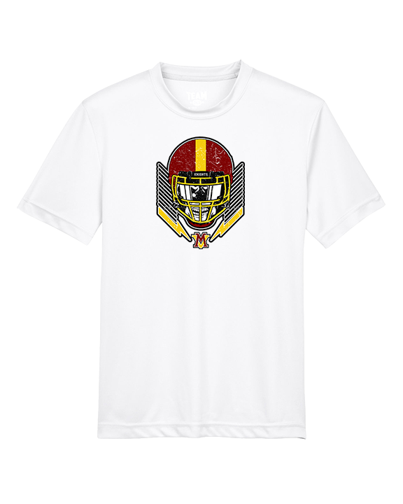 Mount Vernon HS Football Skull Crusher - Youth Performance Shirt