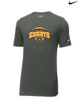 Mount Vernon HS Football Toss - Mens Nike Cotton Poly Tee