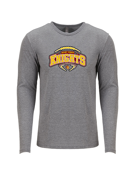 Mount Vernon HS Football Toss - Tri-Blend Long Sleeve
