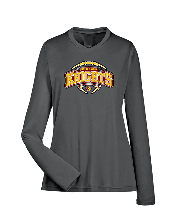 Mount Vernon HS Football Toss - Womens Performance Longsleeve
