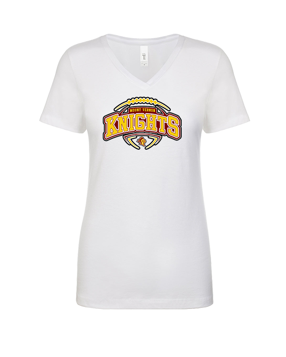 Mount Vernon HS Football Toss - Womens Vneck