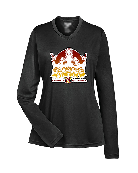 Mount Vernon HS Football Unleashed - Womens Performance Longsleeve
