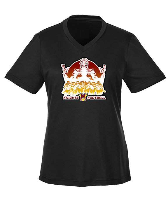 Mount Vernon HS Football Unleashed - Womens Performance Shirt