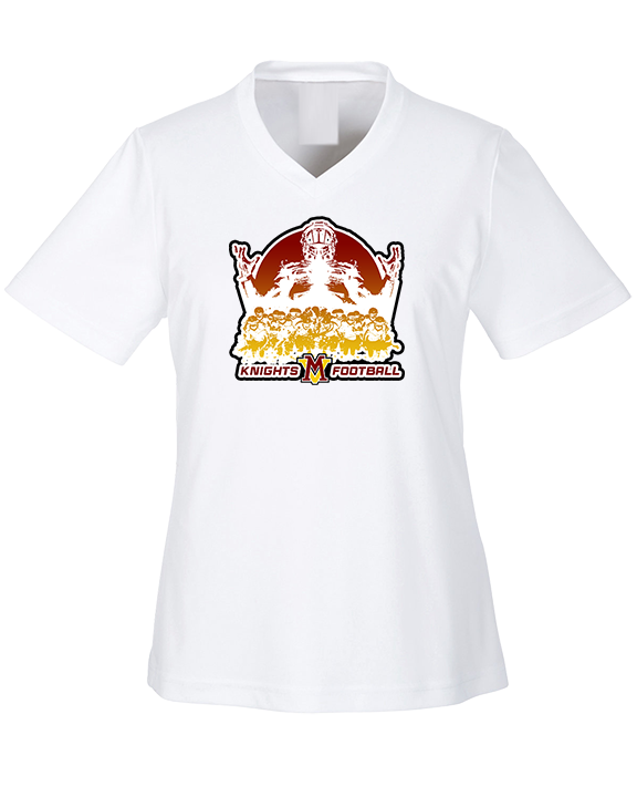 Mount Vernon HS Football Unleashed - Womens Performance Shirt