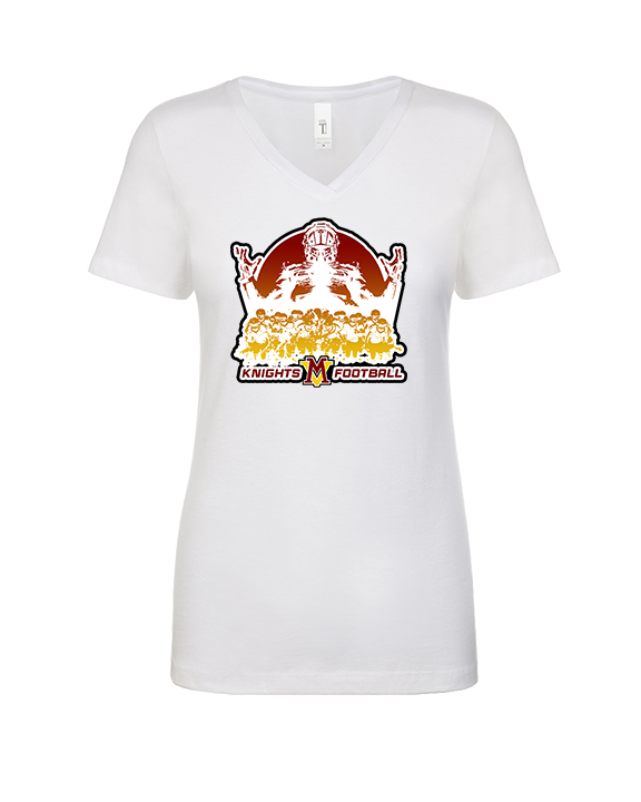 Mount Vernon HS Football Unleashed - Womens Vneck