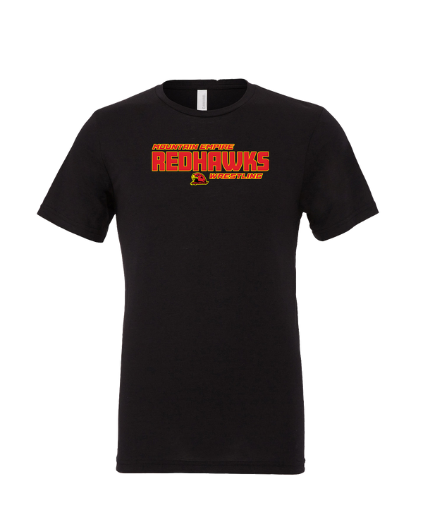 Mountain Empire HS Wrestling Bold - Mens Tri Blend Shirt