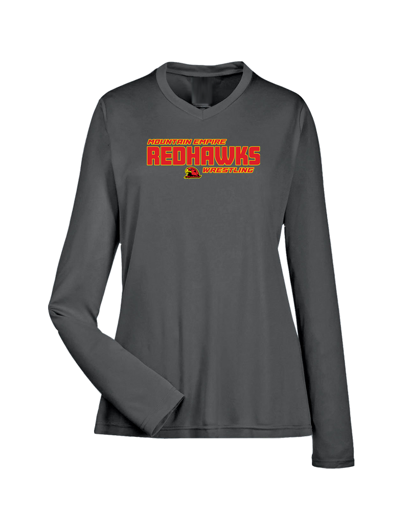 Mountain Empire HS Wrestling Bold - Womens Performance Long Sleeve