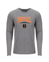 Mountain Home HS Football School Football - Tri-Blend Long Sleeve