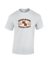 Mountain Home HS Track and Field Curve - Cotton T-Shirt