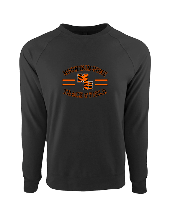 Mountain Home HS Track and Field Curve - Crewneck Sweatshirt