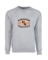 Mountain Home HS Track and Field Curve - Crewneck Sweatshirt