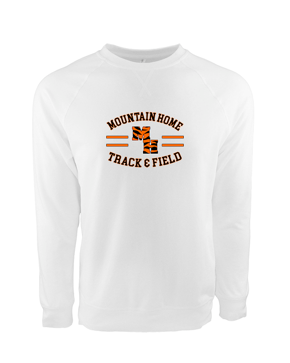 Mountain Home HS Track and Field Curve - Crewneck Sweatshirt