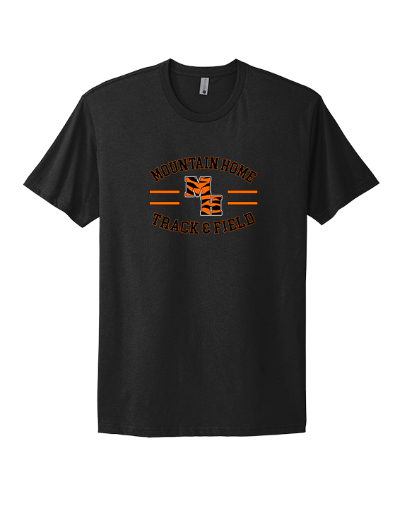Mountain Home HS Track and Field Curve - Mens Select Cotton T-Shirt