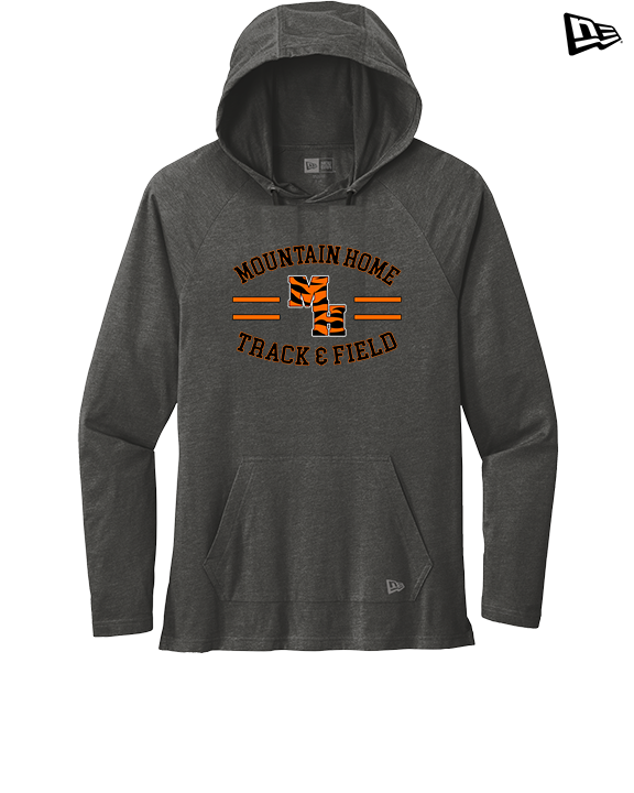 Mountain Home HS Track and Field Curve - New Era Tri-Blend Hoodie