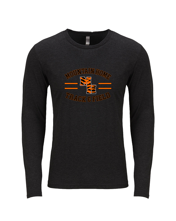Mountain Home HS Track and Field Curve - Tri-Blend Long Sleeve