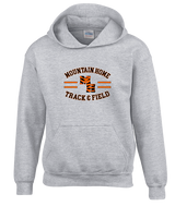 Mountain Home HS Track and Field Curve - Unisex Hoodie