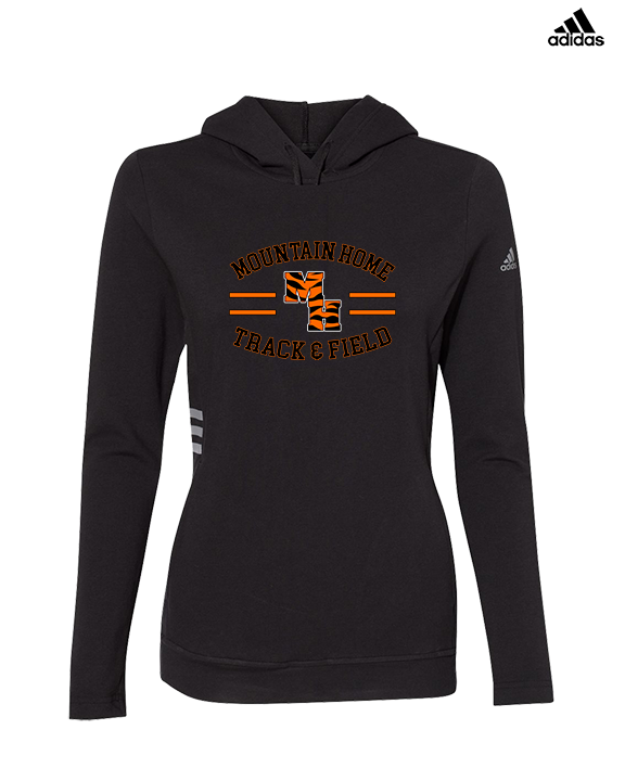 Mountain Home HS Track and Field Curve - Womens Adidas Hoodie