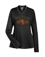 Mountain Home HS Track and Field Curve - Womens Performance Longsleeve