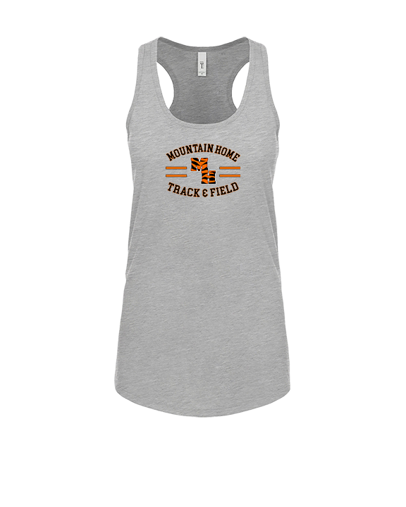 Mountain Home HS Track and Field Curve - Womens Tank Top