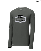 Mountain View HS Boys Soccer Board - Mens Nike Longsleeve