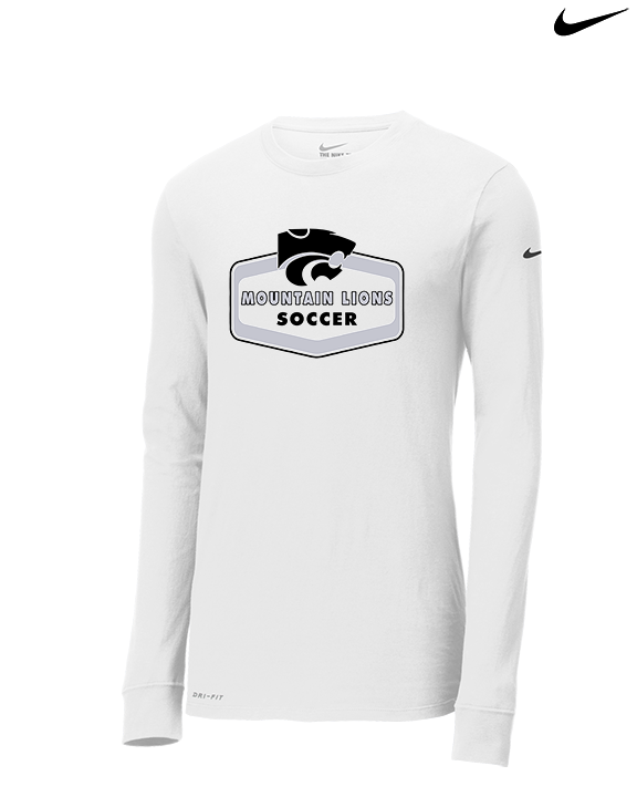 Mountain View HS Boys Soccer Board - Mens Nike Longsleeve