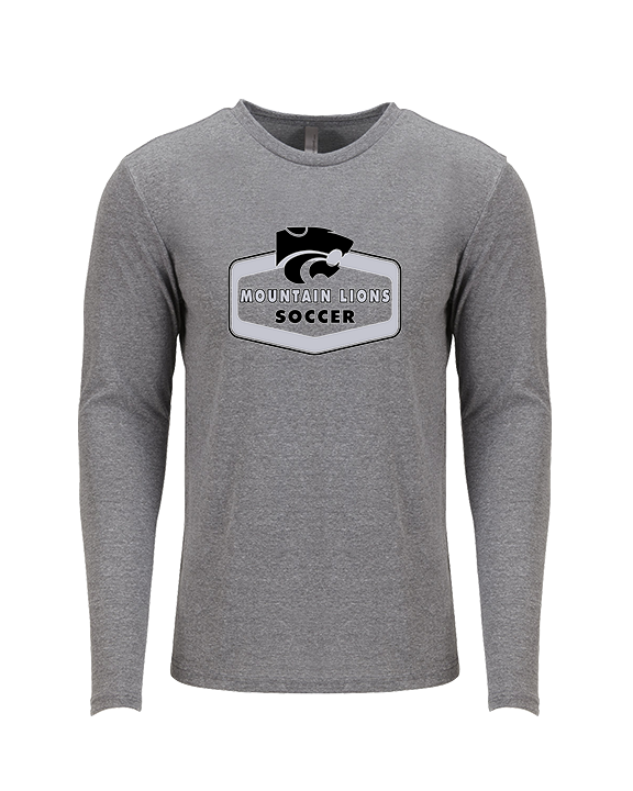 Mountain View HS Boys Soccer Board - Tri-Blend Long Sleeve