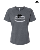 Mountain View HS Boys Soccer Board - Womens Adidas Performance Shirt